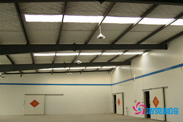 濟洪蔬菜配送中心冷庫建造完工庫內(nèi)展示